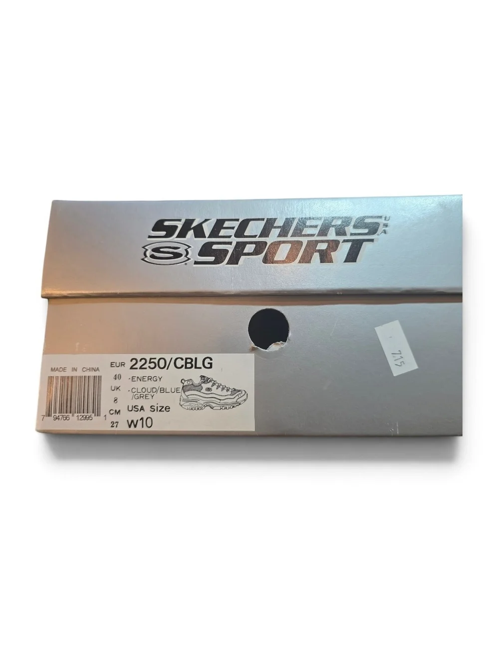 Skechers Men's Blue, White and Black Athletic Sneakers